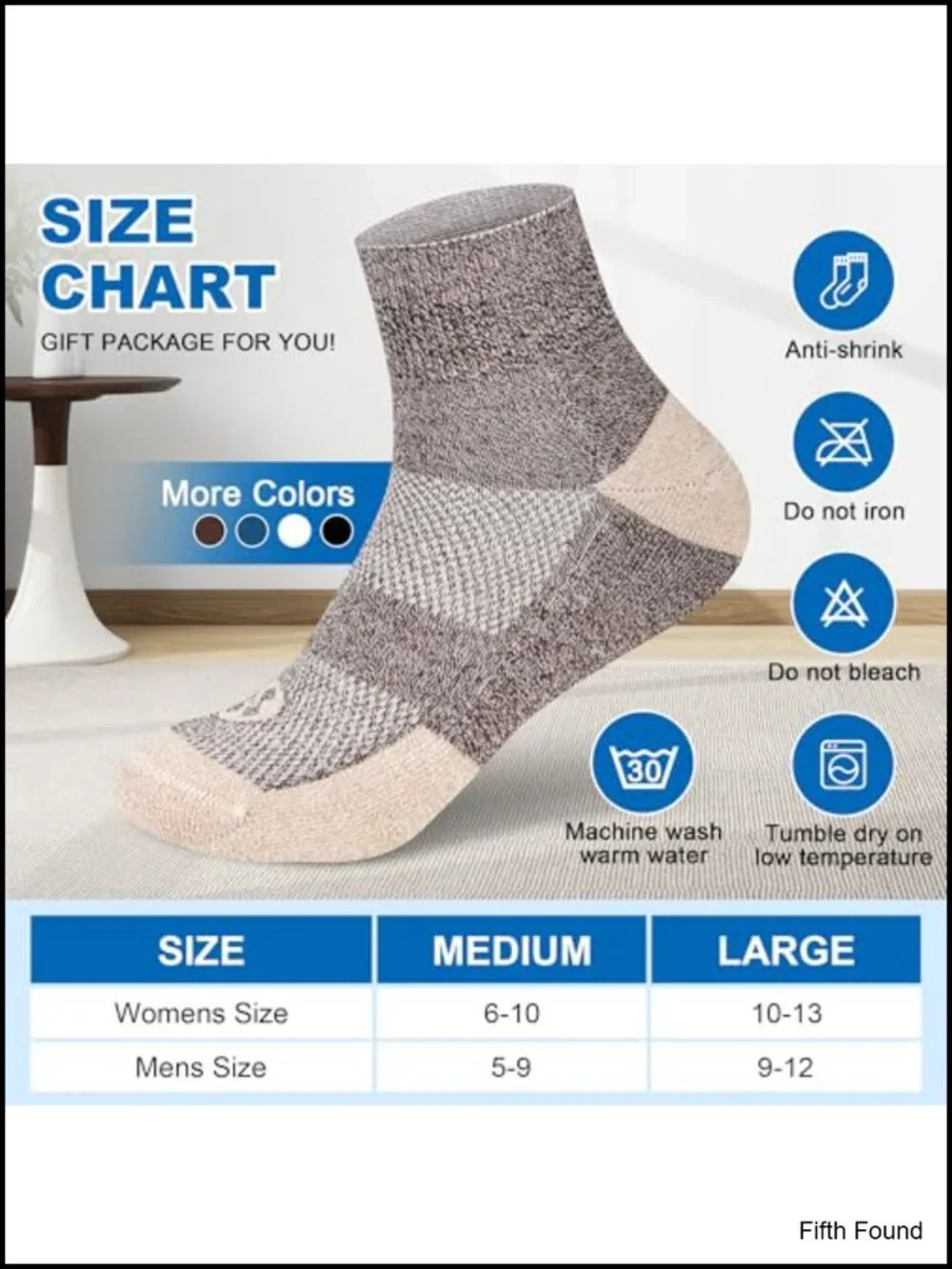 Non Binding Diabetic Socks for Men 4 Pairs Seamless Toe Athletic Ankle